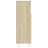 vidaXL Bathroom Cabinet Sonoma Oak 30x30x95 cm Engineered Wood