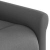 vidaXL Massage Recliner Chair Dark Grey Fabric