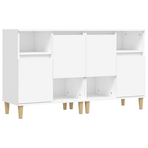 vidaXL Sideboards 2 pcs White 60x35x70 cm Engineered Wood