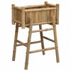 vidaXL Garden Planter with Holder Natural 50 x 38 x 74 cm Bamboo