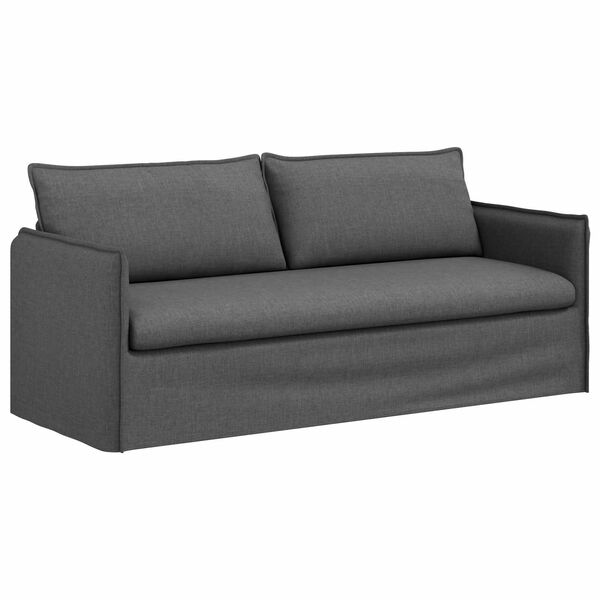 vidaXL Sofa Dark Grey 196 x 82 x 85 cm Fabric