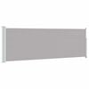 vidaXL Patio Retractable Side Awning 100x314 cm Grey
