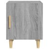 vidaXL Bedside Cabinets 2 pcs Grey Sonoma Engineered Wood