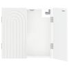 vidaXL Dartboard Cabinet ALKMAAR White 52.5 x 10.5 x 53.5 cm