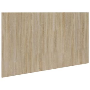 vidaXL Bed Headboard Sonoma Oak 160x1,5x80 cm Engineered Wood