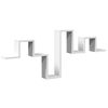 vidaXL Wall Shelf White 104,5x10x43 cm Engineered Wood