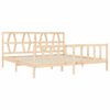 vidaXL Bed Frame without Mattress Super King Size Solid Wood Pine