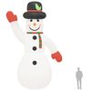 vidaXL Christmas Inflatable Snowman with LEDs 805 cm