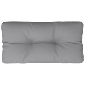 vidaXL Pallet Cushion Grey 70x40x12 cm Fabric
