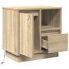 vidaXL Bedside Cabinet with Drawer 2 pcs Sonoma Oak 50 x 34.5 x 50 cm