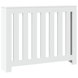 vidaXL Radiator Cover White 104x20x82 cm Engineered Wood