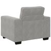 vidaXL Sofa Chair Light Grey 100x77x82 cm Velvet