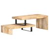 vidaXL Coffee Table | Natural | Solid Mango Wood, Powder-Coated Iron | Standard