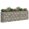 vidaXL Gabion Raised Bed Galvanised Iron 330x50x100 cm