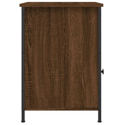 vidaXL Bedside Cabinet Brown Oak 40x42x60 cm Engineered Wood