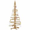 vidaXL Wooden Christmas Tree with Stand Brown 180 cm Solid pine wood
