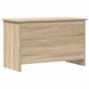 vidaXL Storage Chest Sonoma Oak 80 x 40 x 50 cm Engineered Wood
