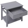 vidaXL Nightstands 2 pcs Grey 40x29x42 cm Paulownia Wood