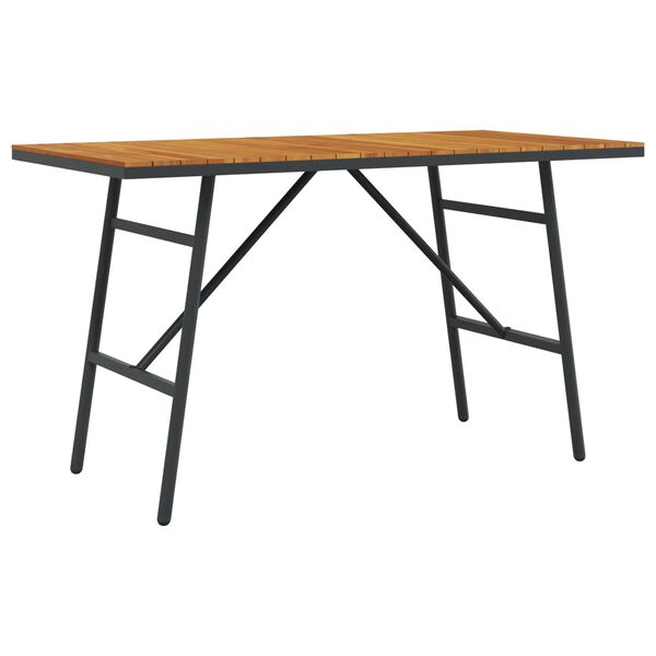 vidaXL Dining Table Brown 110 x 55 x 62 cm Solid Acacia Wood