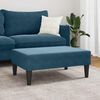 vidaXL Footstool Blue 77x55x31 cm Velvet