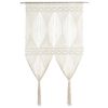 vidaXL Macrame Curtain 140x240 cm Cotton
