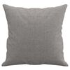 vidaXL Throw Pillows 2 pcs Light Grey 40x40 cm Fabric