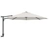 vidaXL Garden Parasol Beige and Black 248 x 248 x 148 cm