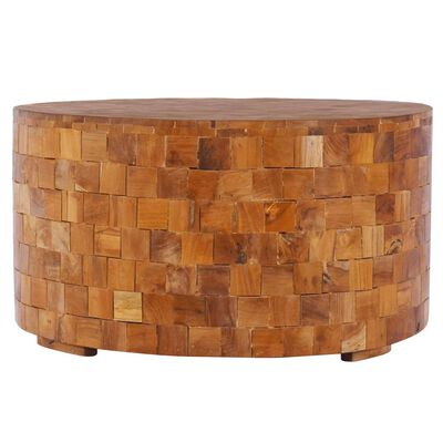 vidaXL Coffee Table 60x60x35 cm Solid Teak Wood