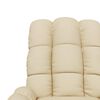 vidaXL Massage Chair Cream Fabric