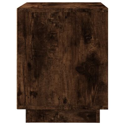 vidaXL Bedside Cabinets 2 pcs Smoked Oak 44x35x45 cm Engineered Wood