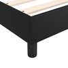 vidaXL Box Spring Bed with Mattress&LED Black 153x203 cm Queen Size Faux Leather