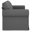 vidaXL Sofa Dark Grey Overall dimensions: 215 x 82 x 80 cm (W x D x H)