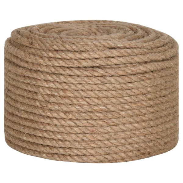 vidaXL Jute Rope 50 m Long 12 mm Thick