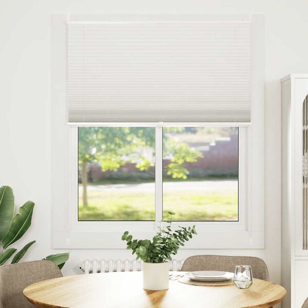 Plisse Blind 110x150cm White Pleated Blind
