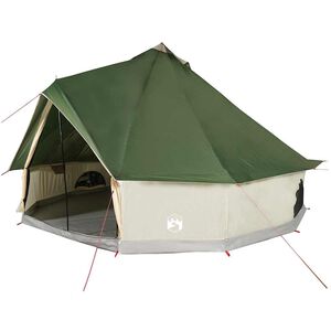 vidaXL Family Tent Tipi 6-Person Green Waterproof