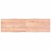 vidaXL Table Top Light Brown 180x50x(2-6)cm Treated Solid Wood Live Edge