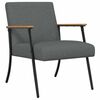 vidaXL Armchair Dark Grey 59 x 75 x 78 cm Fabric