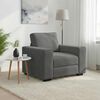 vidaXL Sofa Chair Dark Grey 100x77x82 cm Velvet