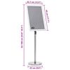 vidaXL Poster Stands 2 pcs Silver 45 x 33 x 88 cm Aluminium alloy