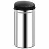 vidaXL Automatic Sensor Dustbin 50 L Stainless Steel