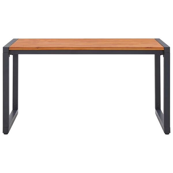 vidaXL 5 Piece Garden Dining Set Black