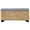 vidaXL Bench Set 2 Pieces Seagrass Grey