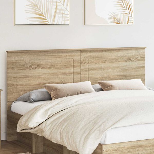 vidaXL Headboard Sonoma Oak 180 cm Engineered Wood