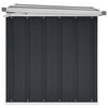 vidaXL Garden Storage Box Anthracite 129x67x65 cm