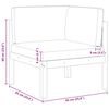 vidaXL Garden Corner Sofas 2 pcs with Cushions Wood Acacia&Rope