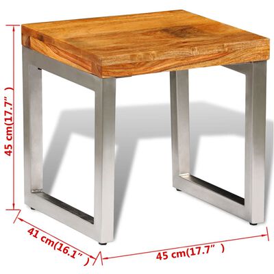 vidaXL Solid Sheesham Wood Coffee Table