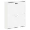 vidaXL Wall-Mounted Shoe Cabinet HAARLEM 71 x 17 x 86 cm White