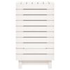 vidaXL Laundry Basket White 44x44x76 cm Solid Wood Pine
