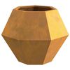vidaXL Planter 2 pcs Rusty 50 x 50 x 40 cm Weathering Steel