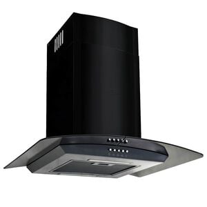 vidaXL Wall Mounted Range Hood Stainless Steel 756 m&sup3;/h 60 cm Black